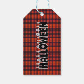 Halloween Ghost Candle Lettering ギフトタグ (正面)