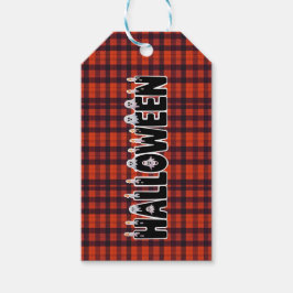 Halloween Ghost Candle Lettering ギフトタグ