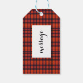 Halloween Ghost Candle Lettering ギフトタグ (裏面)