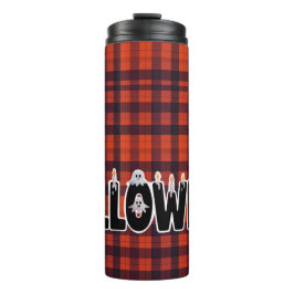 Halloween Ghost Candle Lettering タンブラー