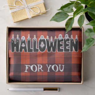 Halloween Ghost Candle Lettering 薄葉紙