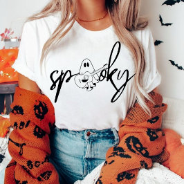 Halloween Ghost , Funny Halloween Shirts for Girls Tシャツ