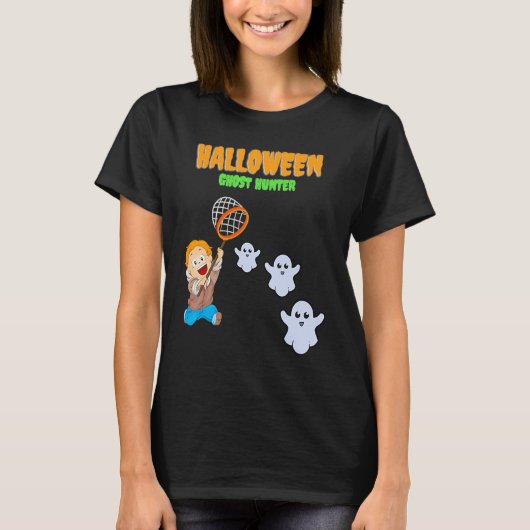 Halloween Ghost Hunter Tシャツ (正面)