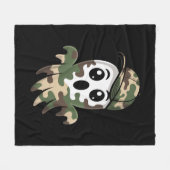 Halloween Ghost Kids フリースブランケット (正面(横))