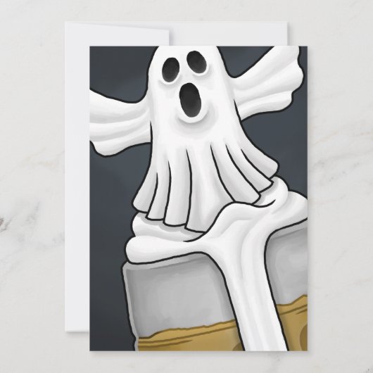 Halloween Ghost Party 招待状 (裏面)