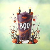 Halloween Ghost Party Fun Spooky Decorations ウィンドウサイン (シート3)