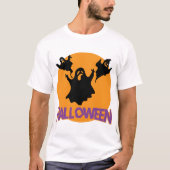 Halloween ghost tシャツ (正面)