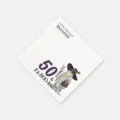 Halloween Ghost Women's Fabulous 50th Birthday スタンダードカクテルナプキン (角)