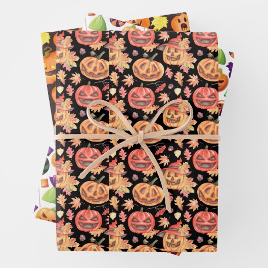 Halloween gift  ラッピングペーパーシート (インサイチュ)