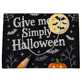 Halloween Gift Bag ラージペーパーバッグ