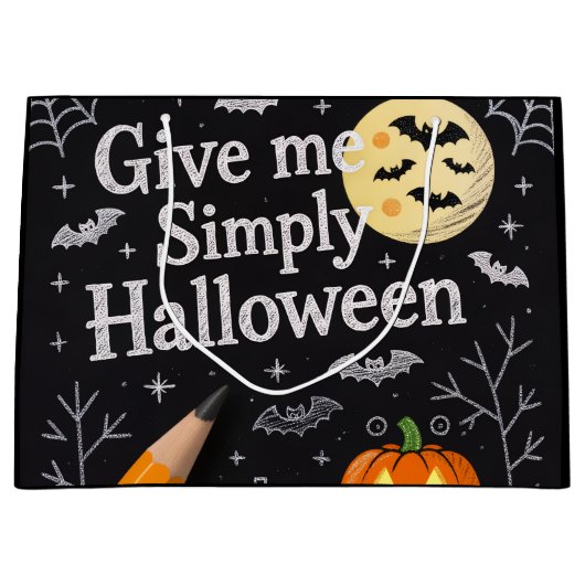Halloween Gift Bag ラージペーパーバッグ (正面)