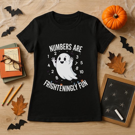 Halloween Gift for Math Teachers Numbers Are Fun Tシャツ