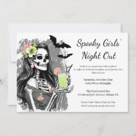 Halloween Girls Night Out | Spooky Cocktail Party 招待状