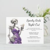 Halloween Girls Night Out | Spooky Cocktail Party 招待状 (スタンド正面)