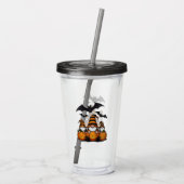 Halloween Gnome Acrylic Tumbler アクリルタンブラー (裏面)