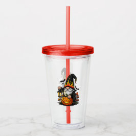 Halloween Gnome Acrylic Tumbler アクリルタンブラー