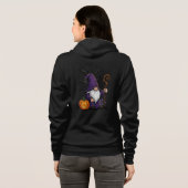 Halloween Gnome Adult Full-Zip Hoodie パーカ (裏面フル)