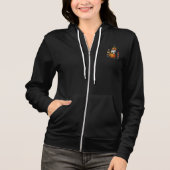 Halloween Gnome Adult Full-Zip Hoodie パーカ (正面)
