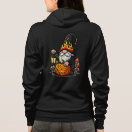 Halloween Gnome Adult Full-Zip Hoodie パーカ