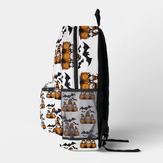 Halloween Gnome Backpack プリントバックパック (右)
