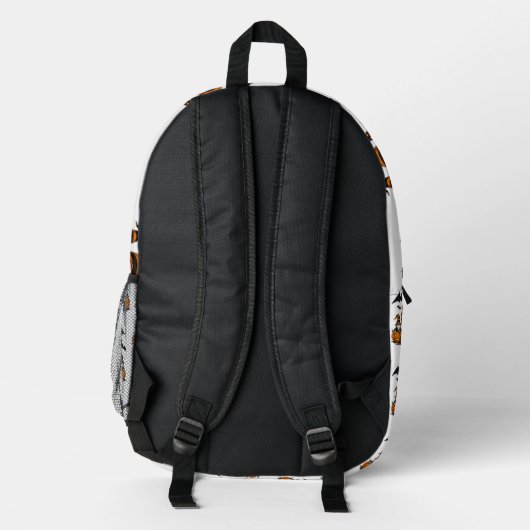 Halloween Gnome Backpack プリントバックパック (裏面)