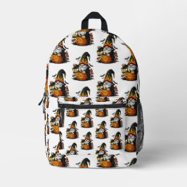Halloween Gnome Backpack プリントバックパック