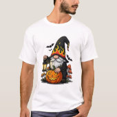 Halloween Gnome Basic T-Shirt Tシャツ (正面)