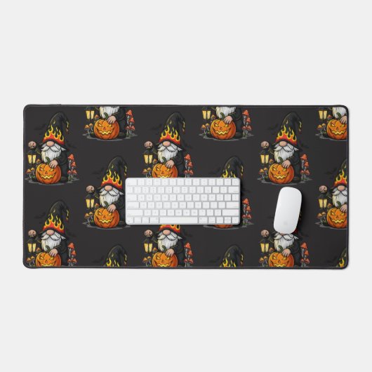 Halloween Gnome Desk Mat デスクマット (キーボード&マウス)