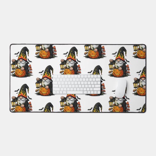 Halloween Gnome Desk Mat デスクマット (キーボード&マウス)