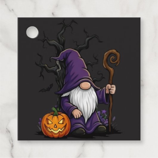 Halloween Gnome Favor Tags フェイバータグ (正面)