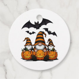 Halloween Gnome Favor Tags フェイバータグ