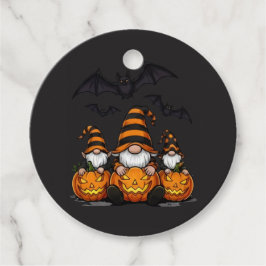Halloween Gnome Favor Tags フェイバータグ