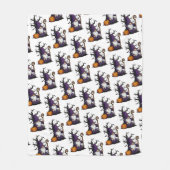 Halloween Gnome Fleece Blanket フリースブランケット (正面)