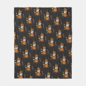 Halloween Gnome Fleece Blanket フリースブランケット (正面)