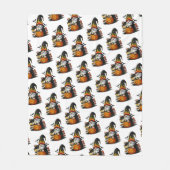 Halloween Gnome Fleece Blanket フリースブランケット (正面)