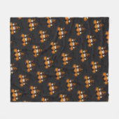 Halloween Gnome Fleece Blanket フリースブランケット (正面(横))