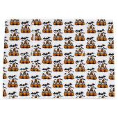 Halloween Gnome Gift Bag ラージペーパーバッグ (正面)