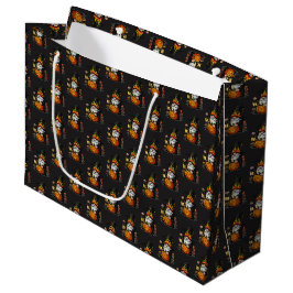 Halloween Gnome Gift Bag ラージペーパーバッグ