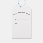 Halloween Gnome Gift Tag ギフトタグ (裏面)