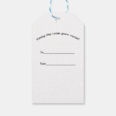 Halloween Gnome Gift Tag ギフトタグ (裏面)