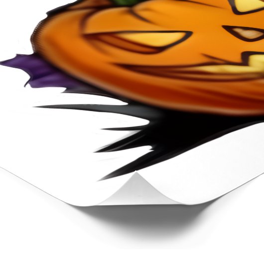 Halloween Gnome Glossy Poster ポスター (コーナー)