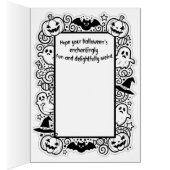 Halloween Gnome Greeting Card (内側 (右))