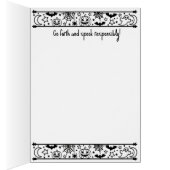 Halloween Gnome Greeting Card (内側 (右))