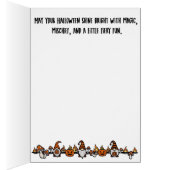 Halloween Gnome Greeting Card (内側 (右))