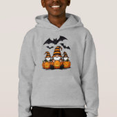 Halloween Gnome Kids Pullover Hoodie (正面)