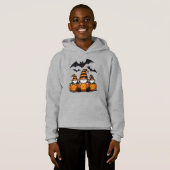 Halloween Gnome Kids Pullover Hoodie (正面フル)