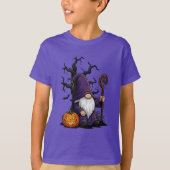 Halloween Gnome Kids T-Shirt Tシャツ (正面)