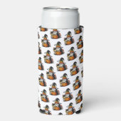 Halloween Gnome Koozie スリム缶クーラー (Seltzer正面)