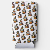 Halloween Gnome Koozie スリム缶クーラー (裏面)