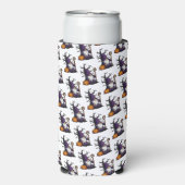 Halloween Gnome Koozie スリム缶クーラー (Seltzer正面)